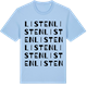 Blue Soul t-shirt med Listen ordlek t-shirt