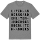 Mid Heather Gray t-shirt med Liten- Andersgården ordlek t-shirt