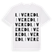 Livered ordlek t-shirt