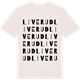 Vintage White t-shirt med Liverud ordlek t-shirt