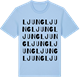 Blue Soul t-shirt med Ljung ordlek t-shirt