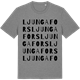 Mid Heather Gray t-shirt med Ljungafors ordlek t-shirt