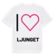 Jag älskar Ljunget t-shirt stort tryck