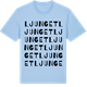 Blue Soul t-shirt med Ljunget ordlek t-shirt