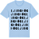 Blue Soul t-shirt med Ljunghög ordlek t-shirt