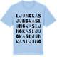 Blue Soul t-shirt med Ljungkas ordlek t-shirt