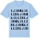 Blue Soul t-shirt med Ljungkullen ordlek t-shirt