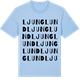 Blue Soul t-shirt med Ljunglund ordlek t-shirt