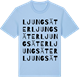 Blue Soul t-shirt med Ljungsäter ordlek t-shirt