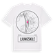 White t-shirt med Ljungskile t-shirt