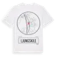 White t-shirt med Ljungskile t-shirt