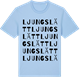 Blue Soul t-shirt med Ljungslätt ordlek t-shirt