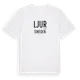 White t-shirt med Ljur i Sverige t-shirt