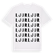 Ljur ordlek t-shirt