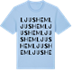Blue Soul t-shirt med Ljushem ordlek t-shirt