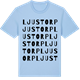 Blue Soul t-shirt med Ljustorp ordlek t-shirt
