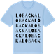 Blue Soul t-shirt med Lobacka ordlek t-shirt