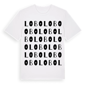Lobo ordlek t-shirt – ekologisk bomull t-shirt från Pinshirt