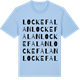 Blue Soul t-shirt med Lockefalan ordlek t-shirt