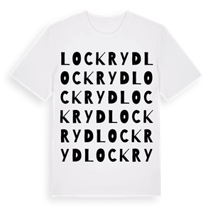 Lockryd ordlek t-shirt – ekologisk bomull t-shirt från Pinshirt