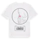 White t-shirt med Lödöse t-shirt