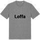 Mid Heather Gray t-shirt med Loffa fetstil t-shirt