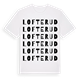 Lofterud ordlek t-shirt
