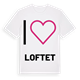 Jag älskar Loftet t-shirt stort tryck