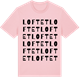 Pink Cotton t-shirt med Loftet ordlek t-shirt
