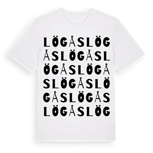 Lögås ordlek t-shirt – ekologisk bomull t-shirt från Pinshirt