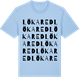 Blue Soul t-shirt med Lökared ordlek t-shirt
