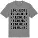 Mid Heather Gray t-shirt med Lökared ordlek t-shirt