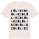 Vintage White t-shirt med Lökared ordlek t-shirt