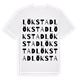 Lökstad ordlek t-shirt
