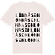 Vintage White t-shirt med Lönnåsen ordlek t-shirt