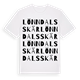 Lönndalsskär ordlek t-shirt