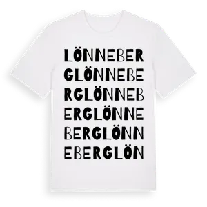 Lönneberg ordlek t-shirt – ekologisk bomull t-shirt från Pinshirt