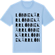 Blue Soul t-shirt med Lönnekärr ordlek t-shirt
