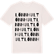 Vintage White t-shirt med Lönnhult ordlek t-shirt