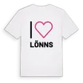 Jag älskar Lönns t-shirt stort tryck