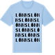 Blue Soul t-shirt med Lönns ordlek t-shirt