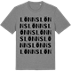 Mid Heather Gray t-shirt med Lönns ordlek t-shirt