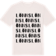 Vintage White t-shirt med Lönns ordlek t-shirt