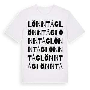 Lönntåg ordlek t-shirt – ekologisk bomull t-shirt från Pinshirt