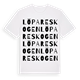 Löpareskogen ordlek t-shirt