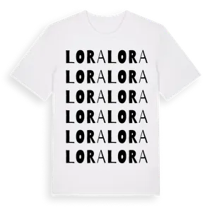 Lora ordlek t-shirt – ekologisk bomull t-shirt från Pinshirt