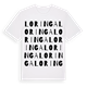 Loringa ordlek t-shirt