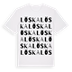 Löska ordlek t-shirt