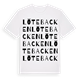 Lötebacken ordlek t-shirt