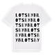 Lotsbyn ordlek t-shirt